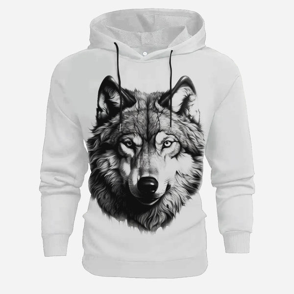 Alpha Gaze Wolf Hoodie