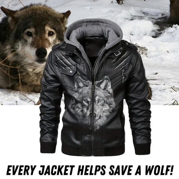 Wolf Mission Leather Jacket