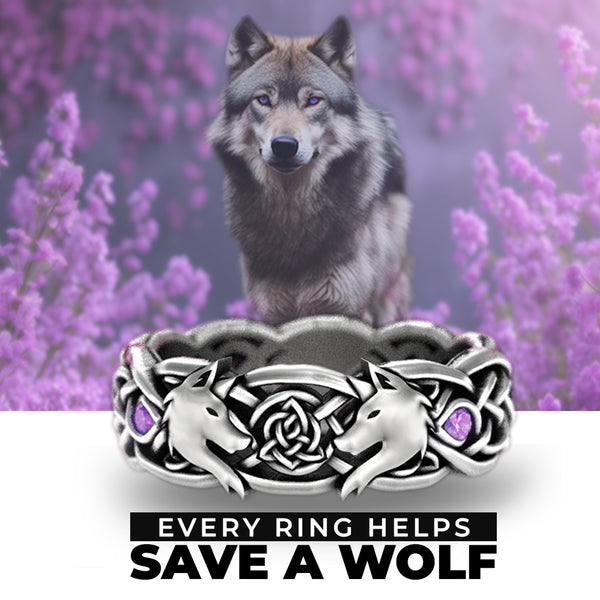 Wolf Mission™ Save A Wolf Ring