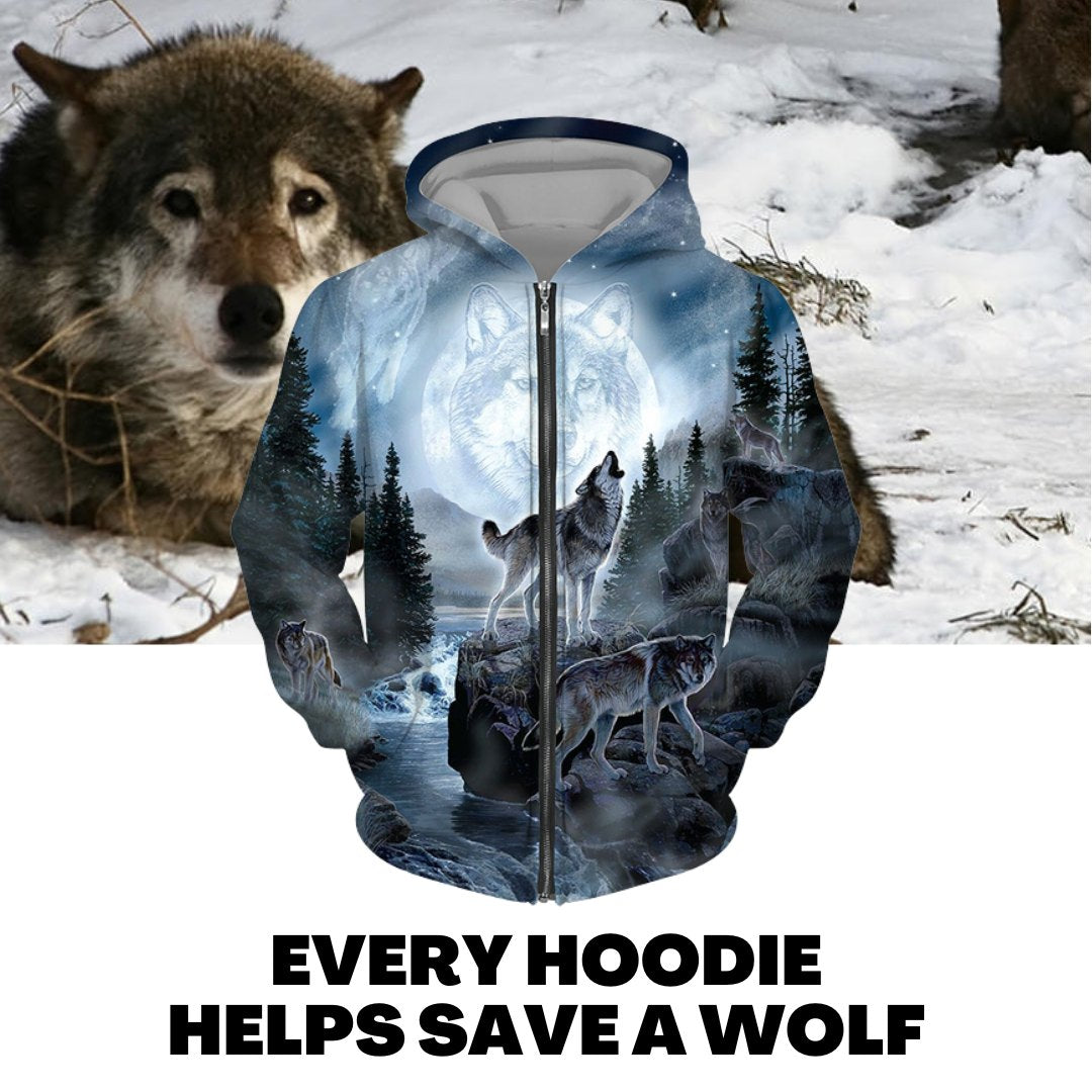 Wolf Mission Soft Hoodie