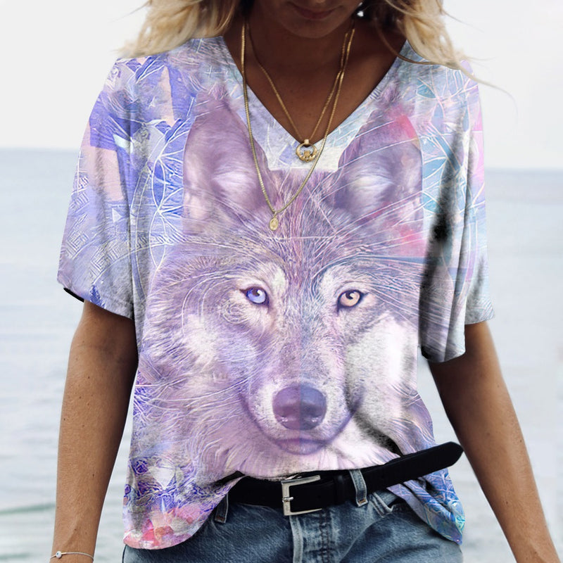 Women's Wolf Short Sleeve Shirt – Wolf Mission