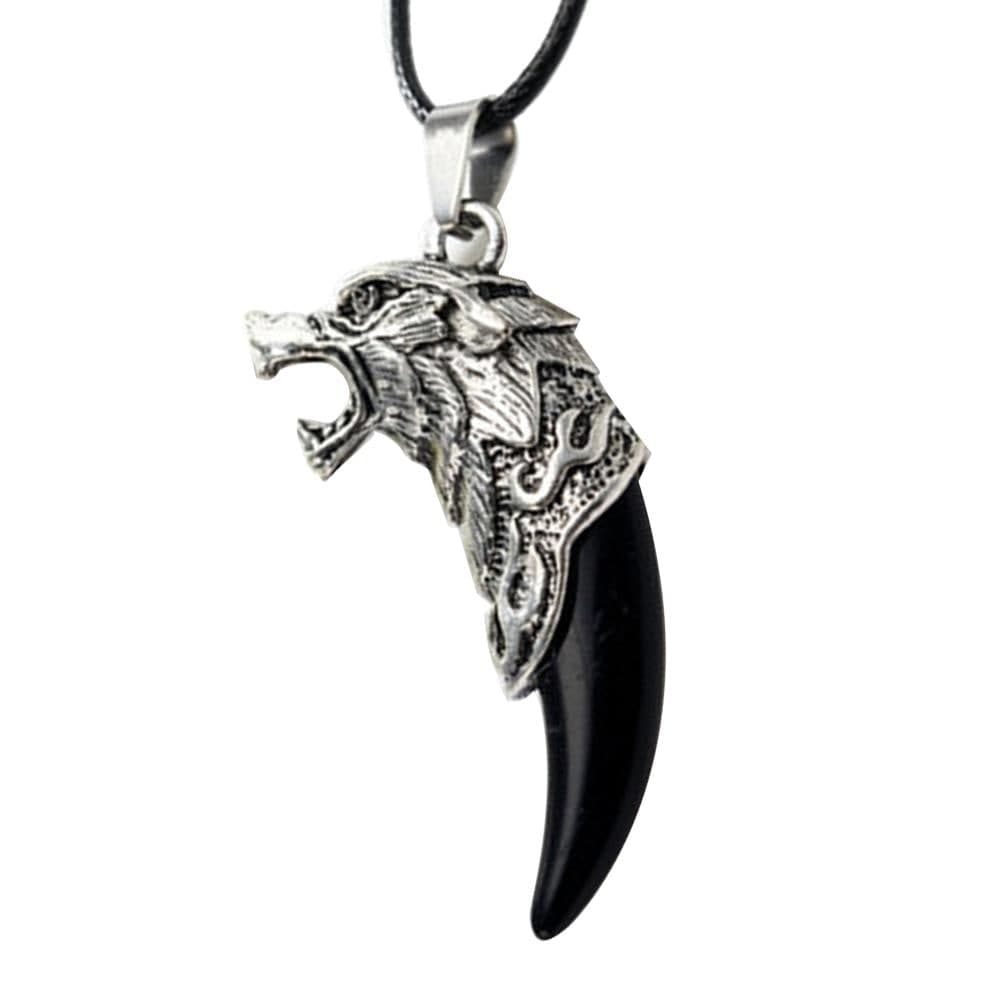 Wolf Lucky Charm Tooth Necklace